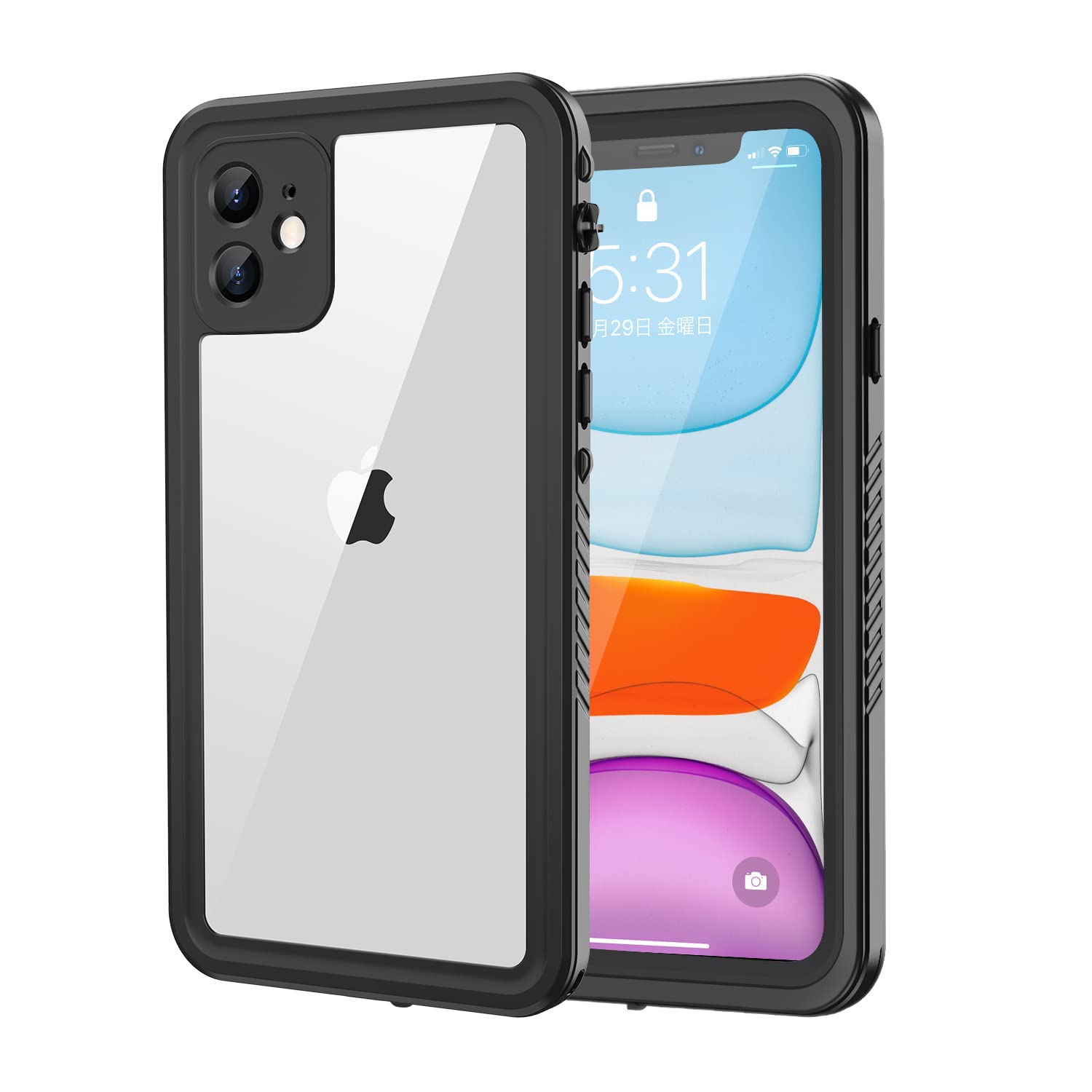Amazon.co.jp: Lanhiem iPhone 11 用 防水ケース iPhone 11ケース(6.1